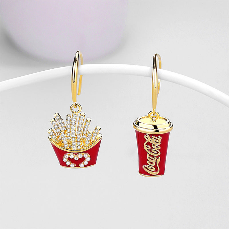 Wholesale Christmas Collection Asymmetrical Earrings